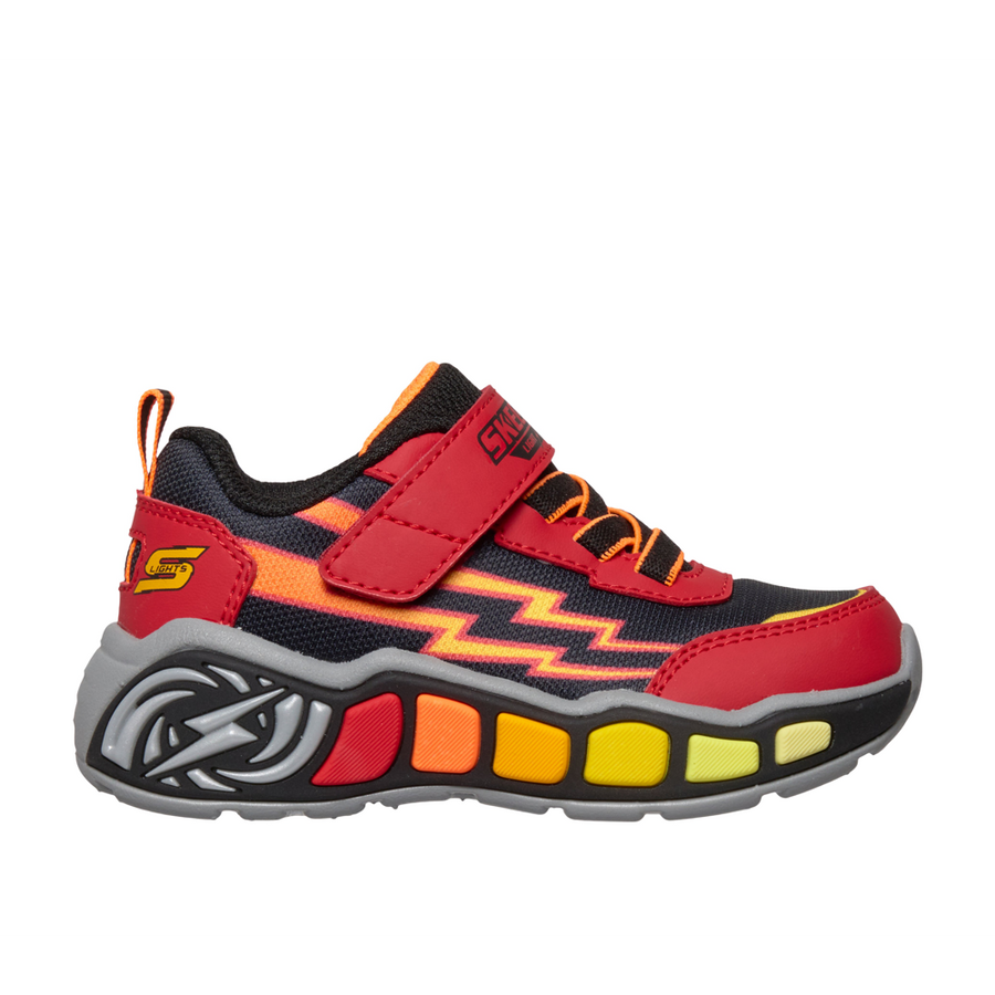 Skechers 407632nc Boys Trainer-Red/Black