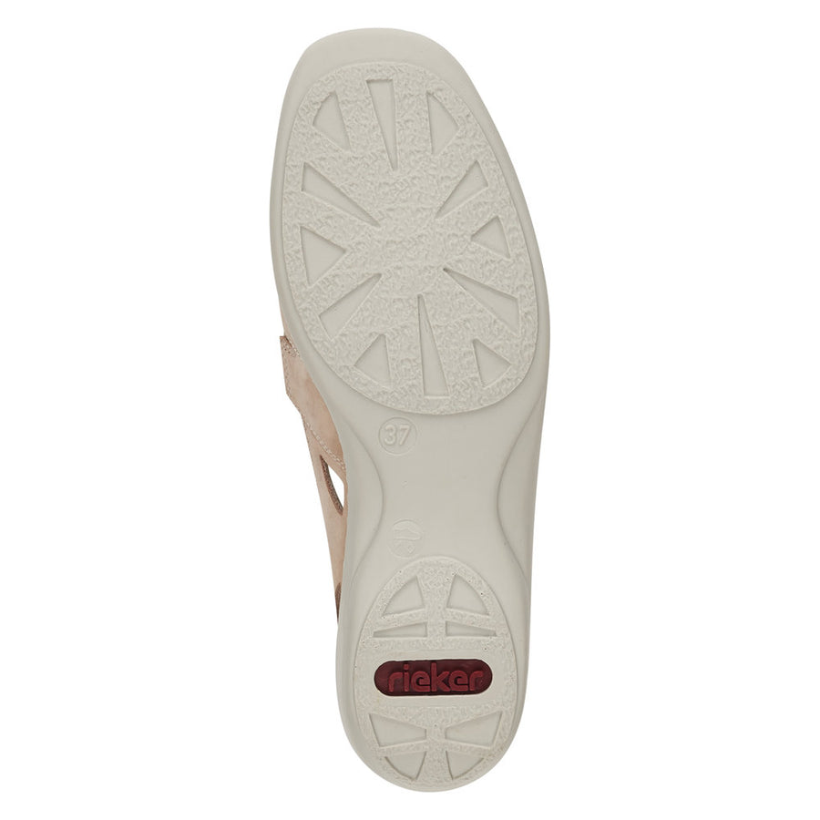 Rieker 41385 Shoes-Beige Multi