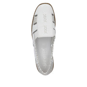 Rieker 41385 Shoes-White/Silver