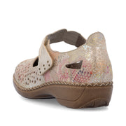 Rieker 41399-92 Shoes-Beige Multi