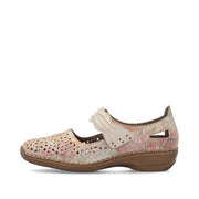 Rieker 41399-92 Shoes-Beige Multi