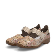 Rieker 41399-92 Shoes-Beige Multi