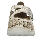 Rieker 413G4 Shoes-Beige Metal