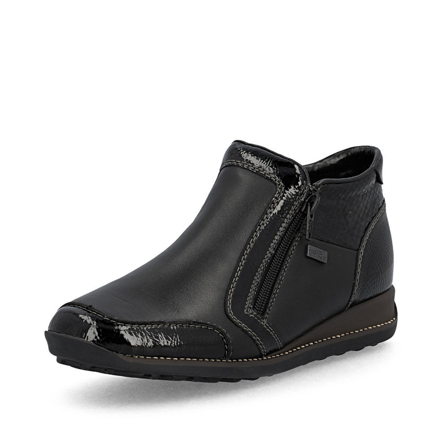 Rieker 44278-00 Ankle Boot-Black