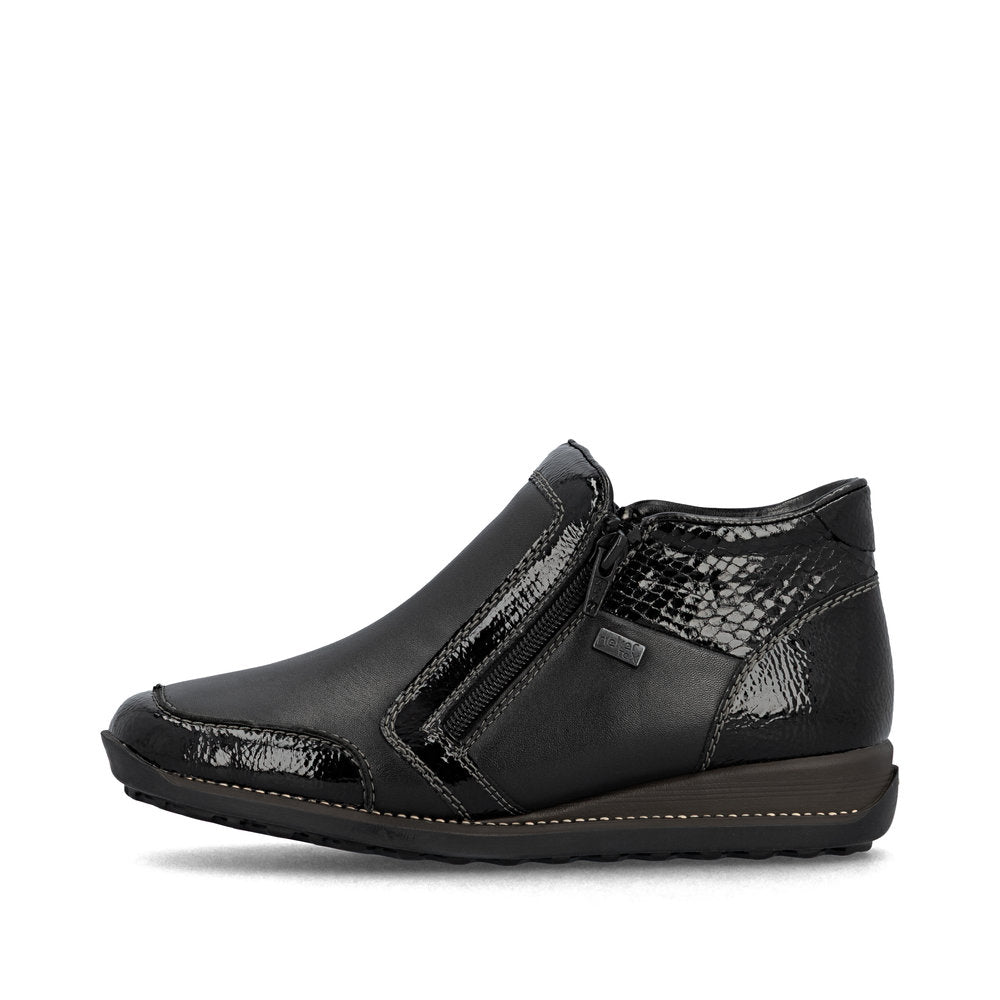 Rieker 44278-00 Ankle Boot-Black