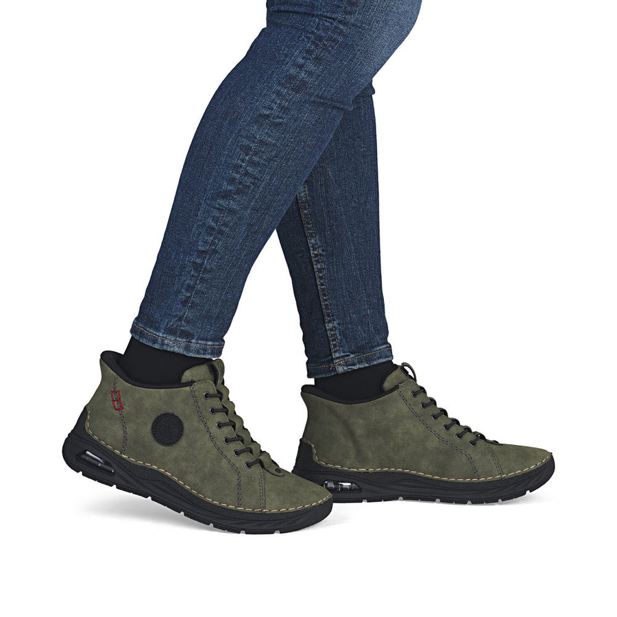 Rieker 44550-54 Ankle Boots-Khaki