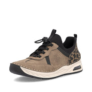 Rieker 44551-24 Shoe-Taupe Multi