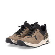 Rieker 44551-24 Shoe-Taupe Multi