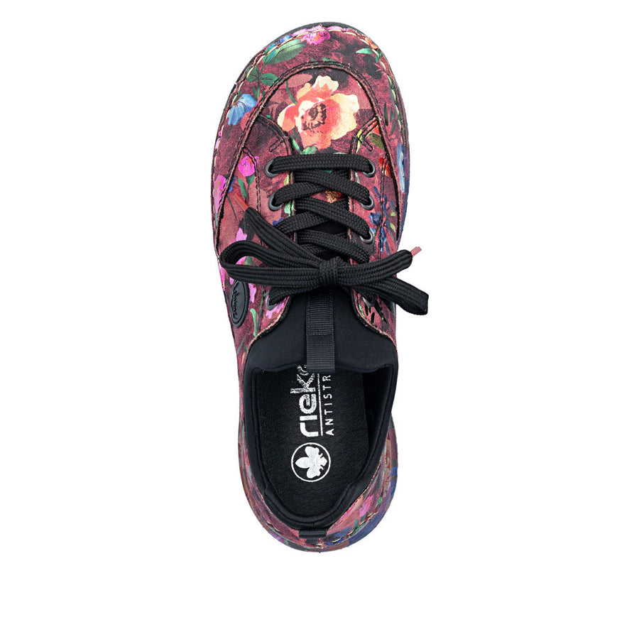 Rieker 44569-90 Ladies' Shoes-Red Multi