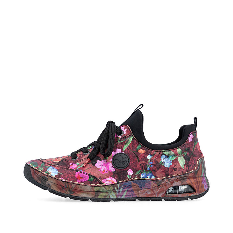 Rieker 44569-90 Ladies' Shoes-Red Multi