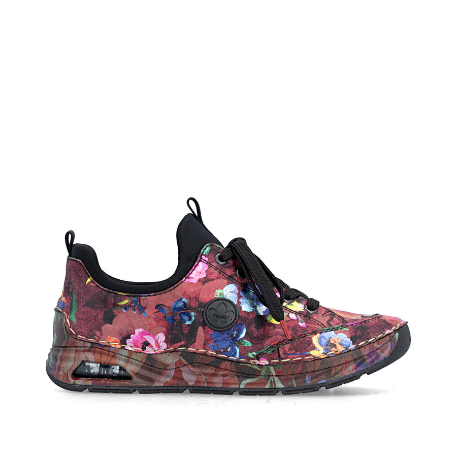 Rieker 44569-90 Ladies' Shoes-Red Multi