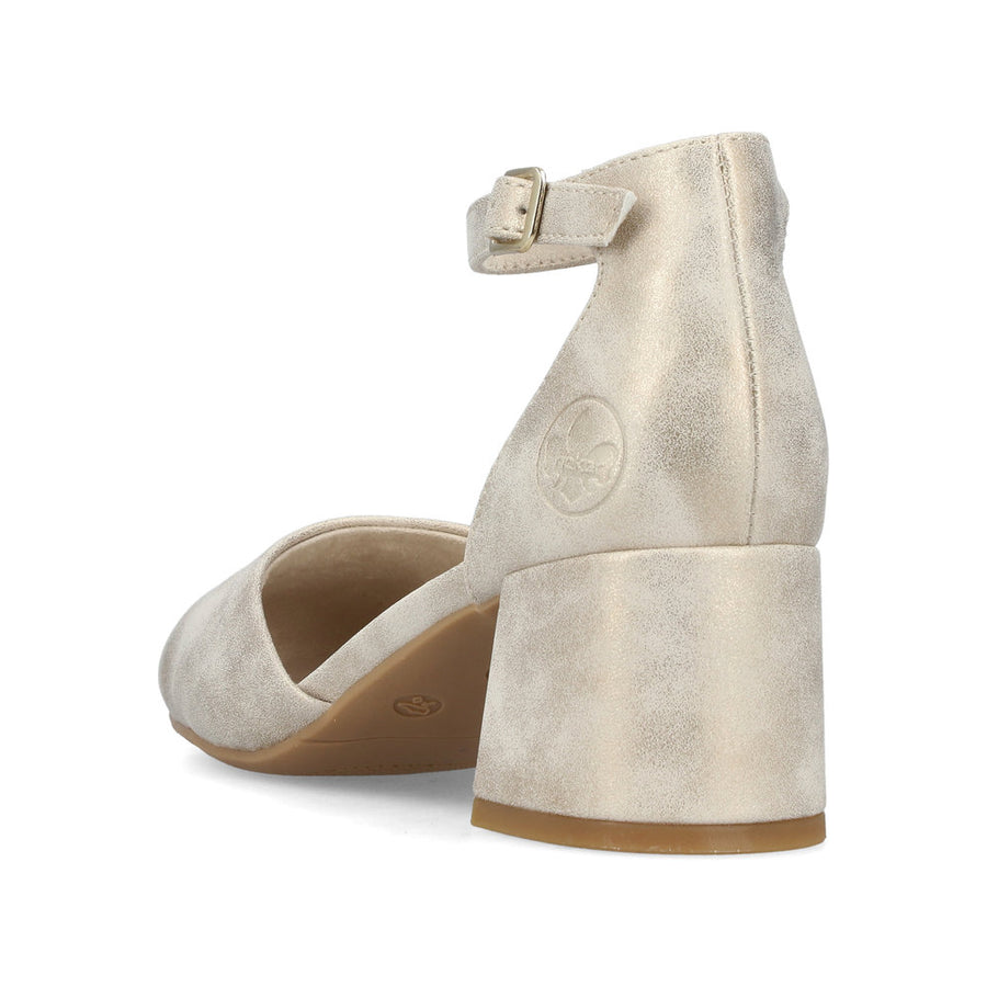 Rieker 44762 Ladies' Shoes-Gold