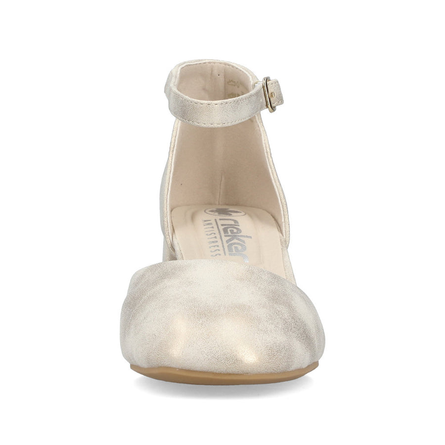Rieker 44762 Ladies' Shoes-Gold
