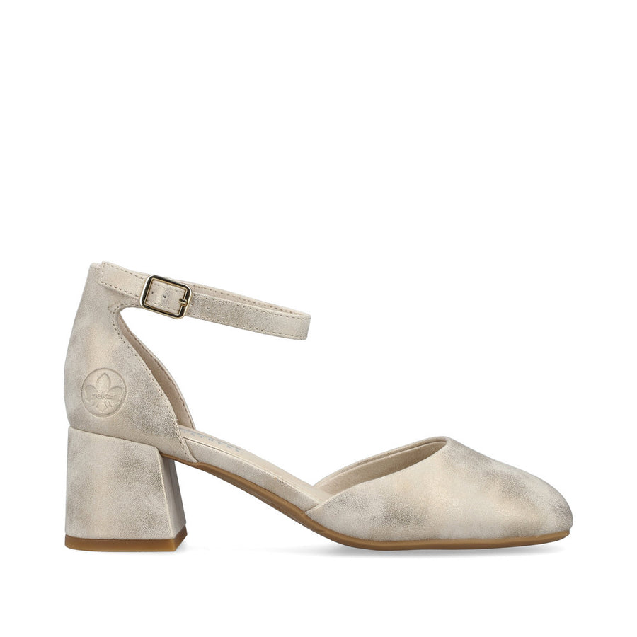 Rieker 44762 Ladies' Shoes-Gold