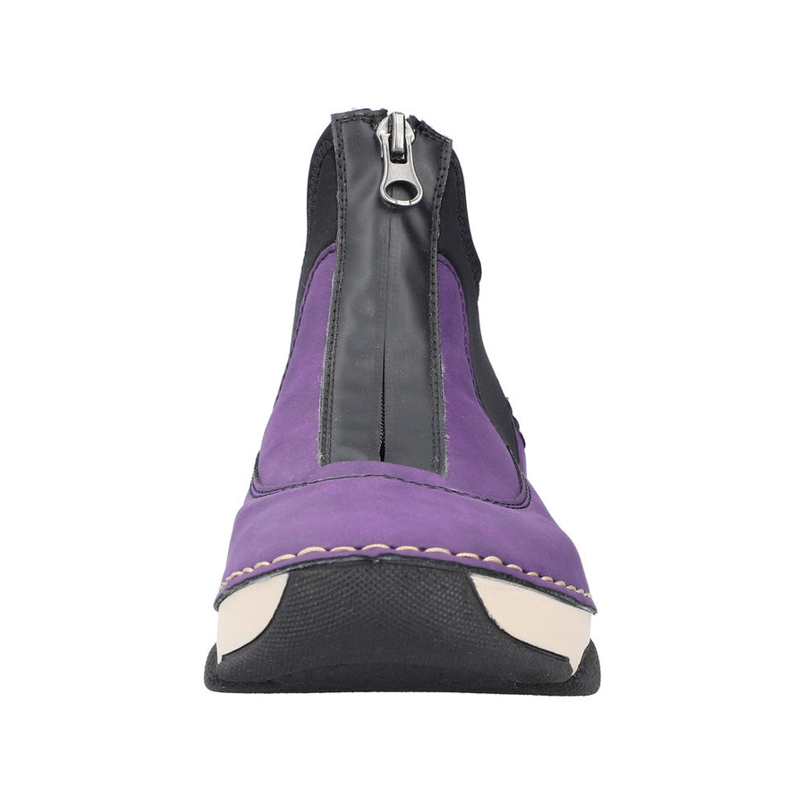 Rieker 45953 Ankle Boot-Purple