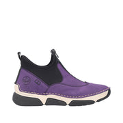 Rieker 45953 Ankle Boot-Purple