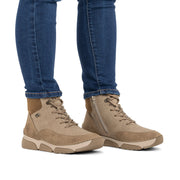 Rieker 45956-64 Ankle Boots-Taupe Multi