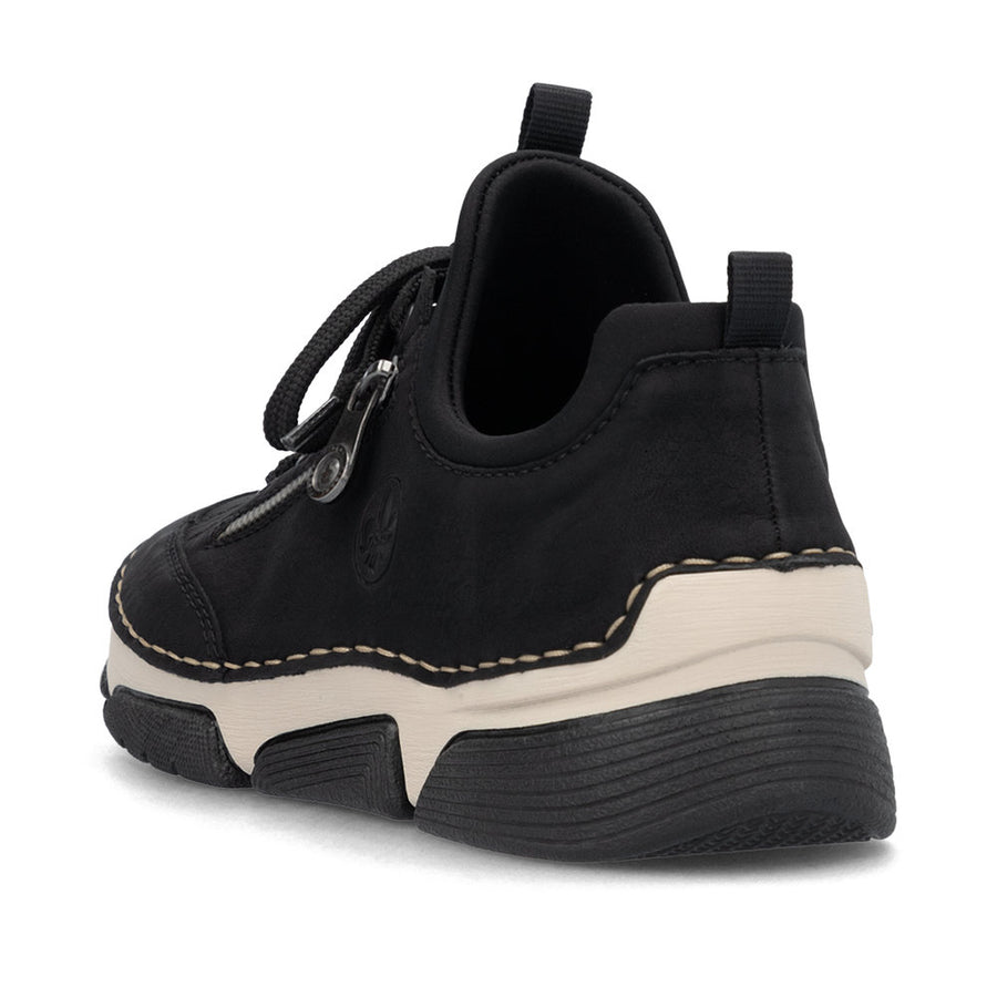 Rieker 45973-00 Ladies' Shoes-Black