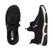 Rieker 45973-00 Ladies' Shoes-Black
