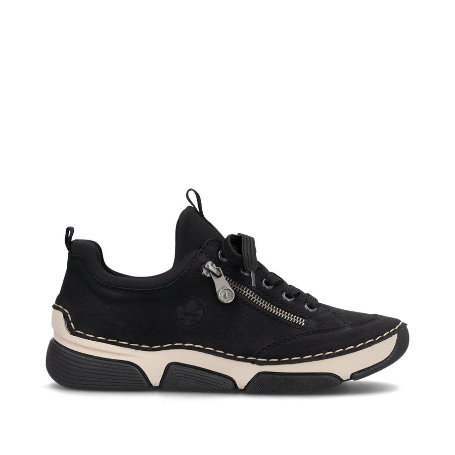 Rieker 45973-00 Ladies' Shoes-Black