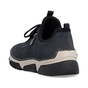 Rieker 45973-17 Ladies' Shoes-Navy/Black