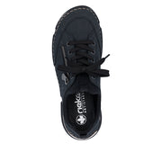 Rieker 45973-17 Ladies' Shoes-Navy/Black