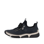 Rieker 45973-17 Ladies' Shoes-Navy/Black