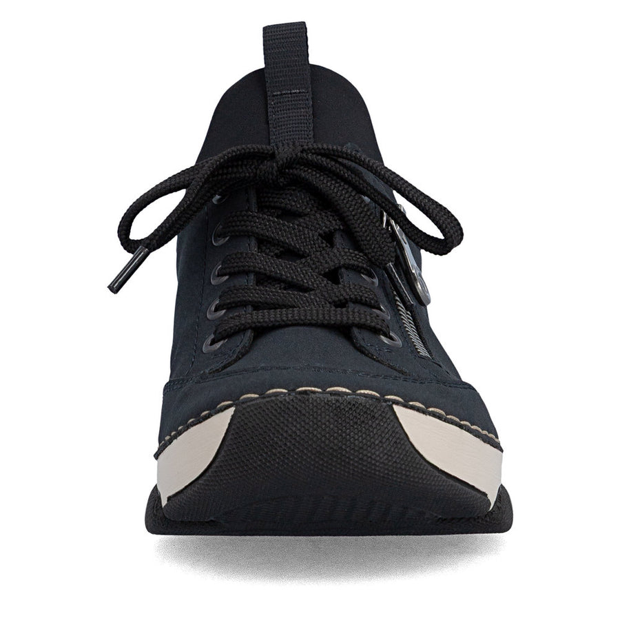Rieker 45973-17 Ladies' Shoes-Navy/Black