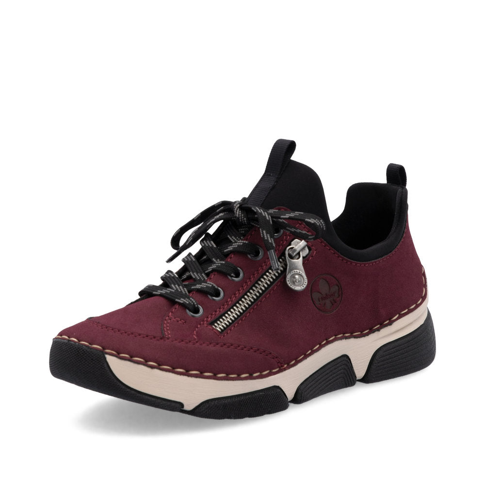 Rieker 45973-36 Ladies' Shoes-Wine