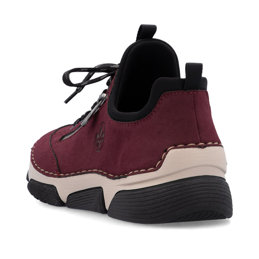 Rieker 45973-36 Ladies' Shoes-Wine