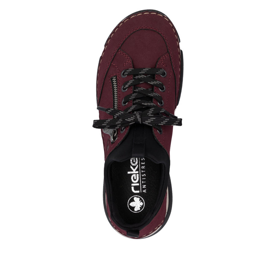 Rieker 45973-36 Ladies' Shoes-Wine