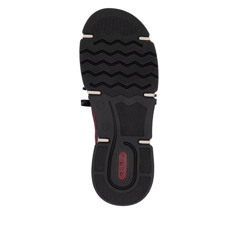 Rieker 45973-36 Ladies' Shoes-Wine