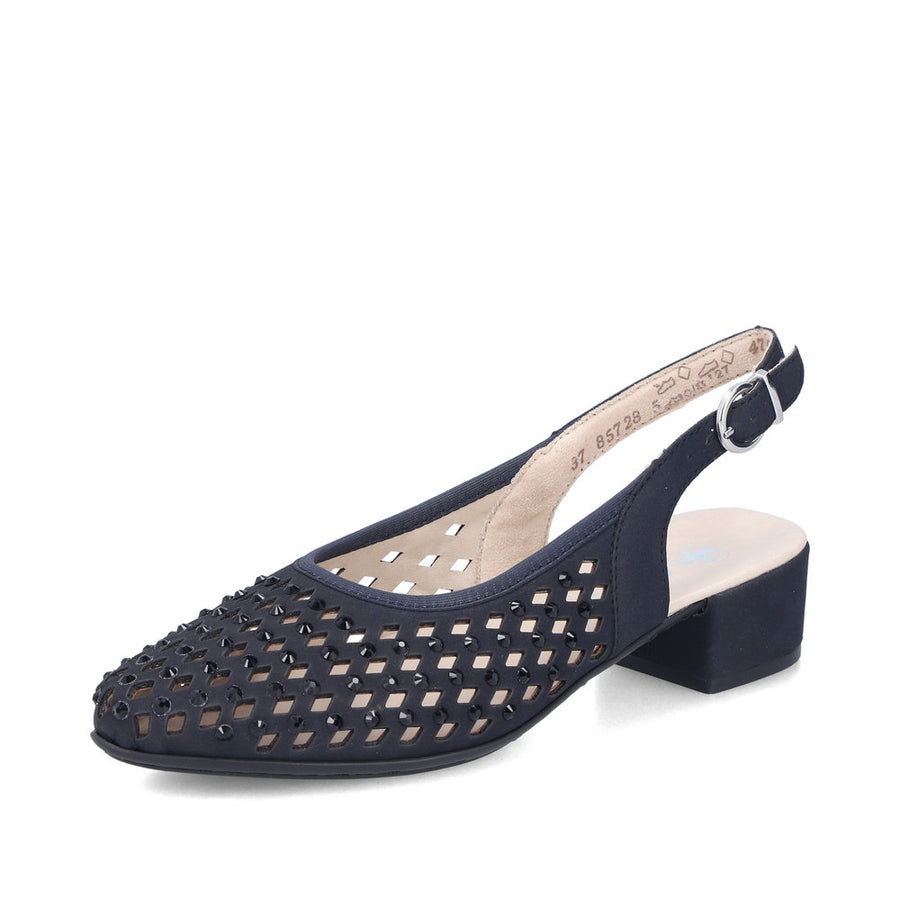 Rieker 47074-14 Ladies' Shoes-Navy