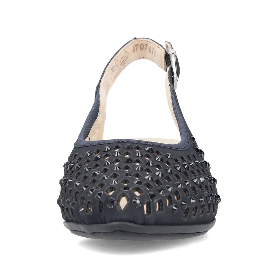 Rieker 47074-14 Ladies' Shoes-Navy