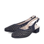 Rieker 47074-14 Ladies' Shoes-Navy