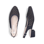 Rieker 47074-14 Ladies' Shoes-Navy