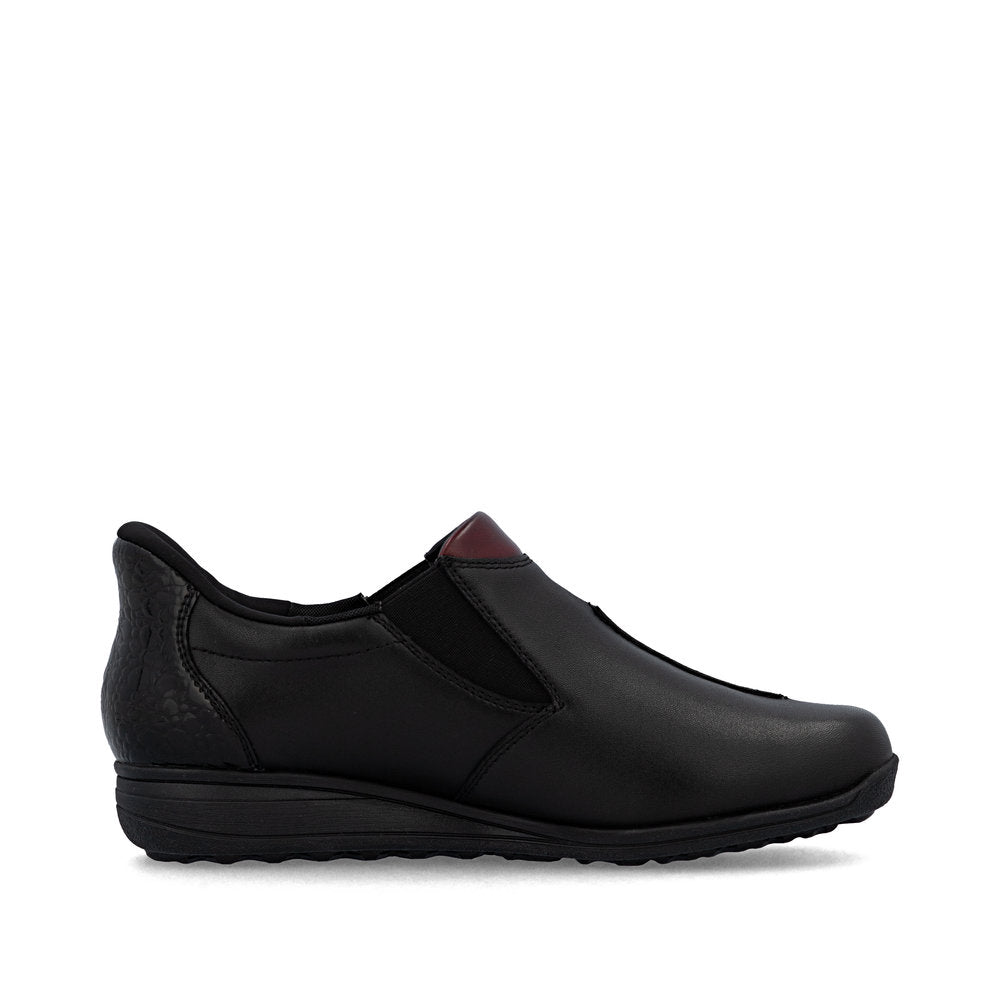 Rieker 47253-00 Shoes-Black