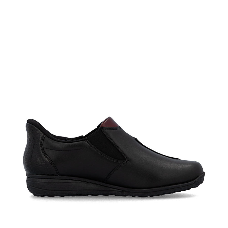 Rieker 47253-00 Shoes-Black