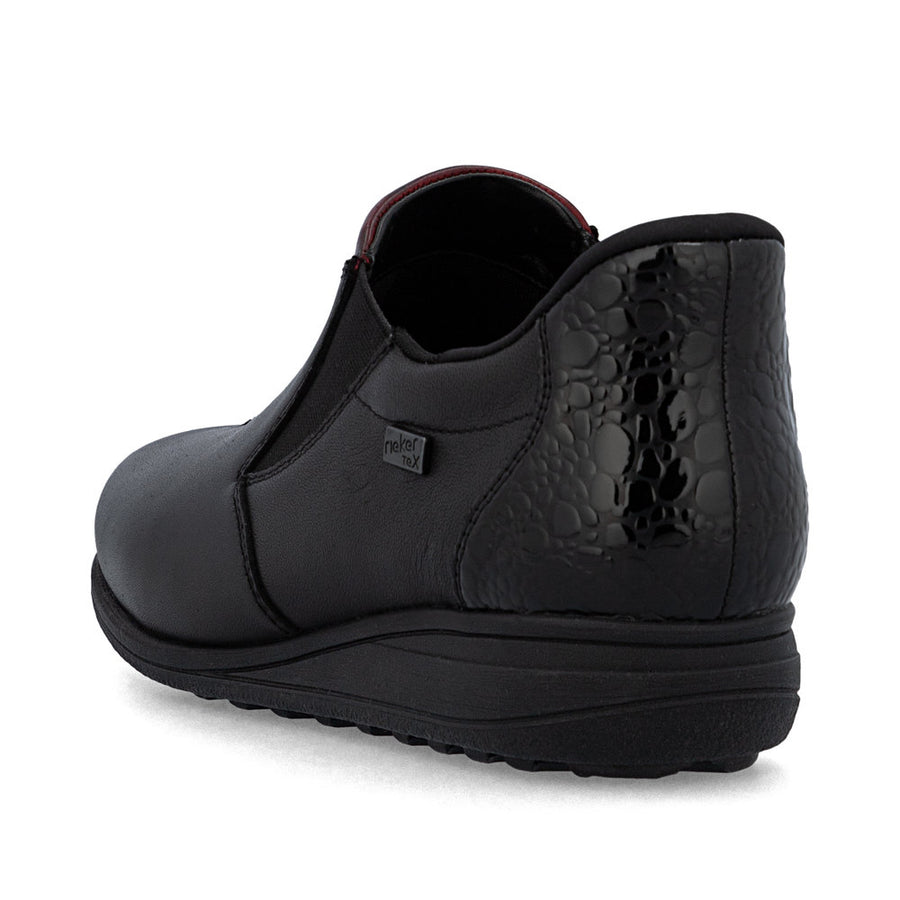 Rieker 47253-00 Shoes-Black