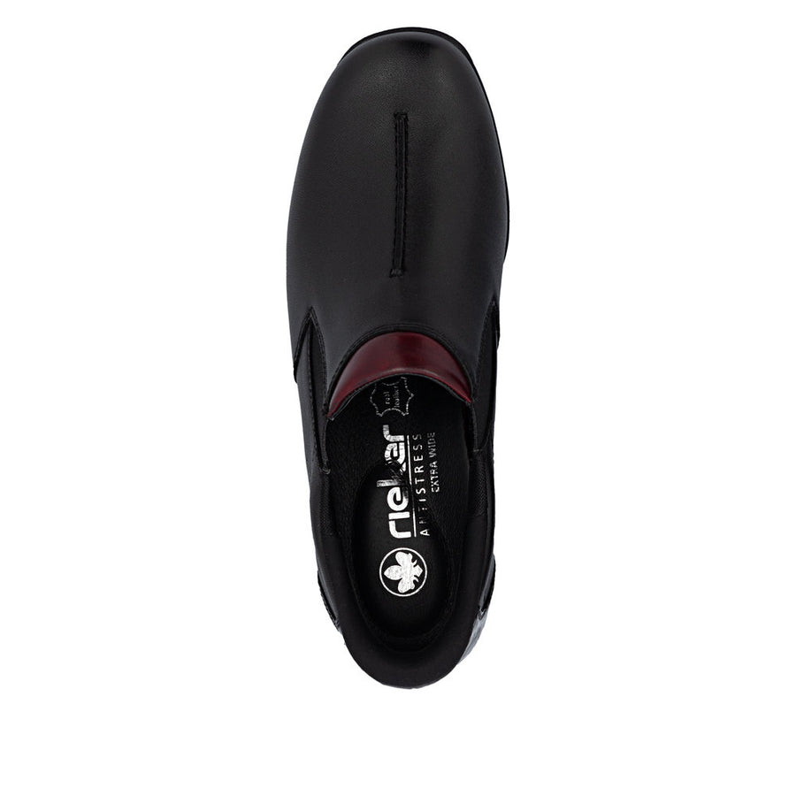 Rieker 47253-00 Shoes-Black