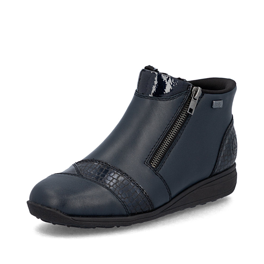 Rieker 47254-14 Ankle Boot-Navy