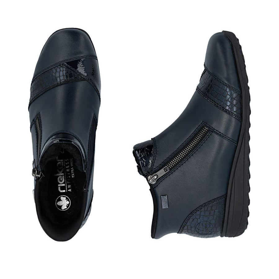 Rieker 47254-14 Ankle Boot-Navy