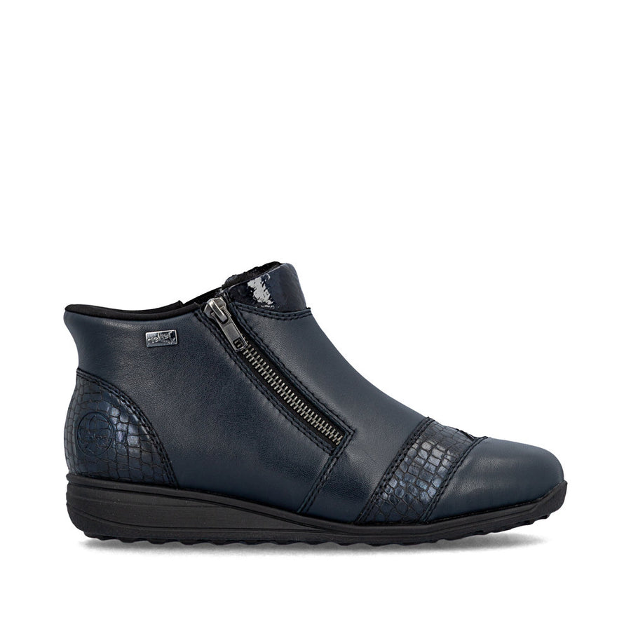 Rieker 47254-14 Ankle Boot-Navy