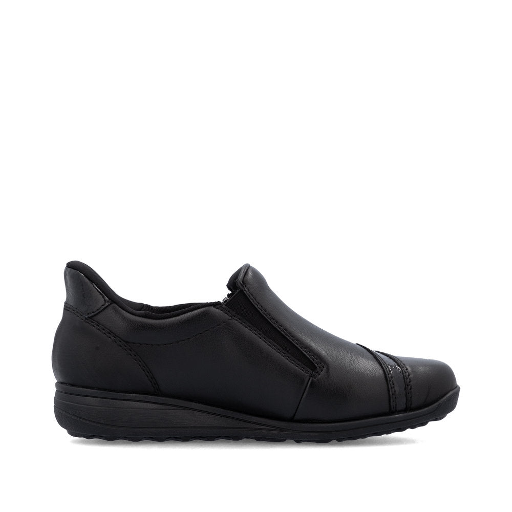 Rieker 47264-00 Shoes-Black