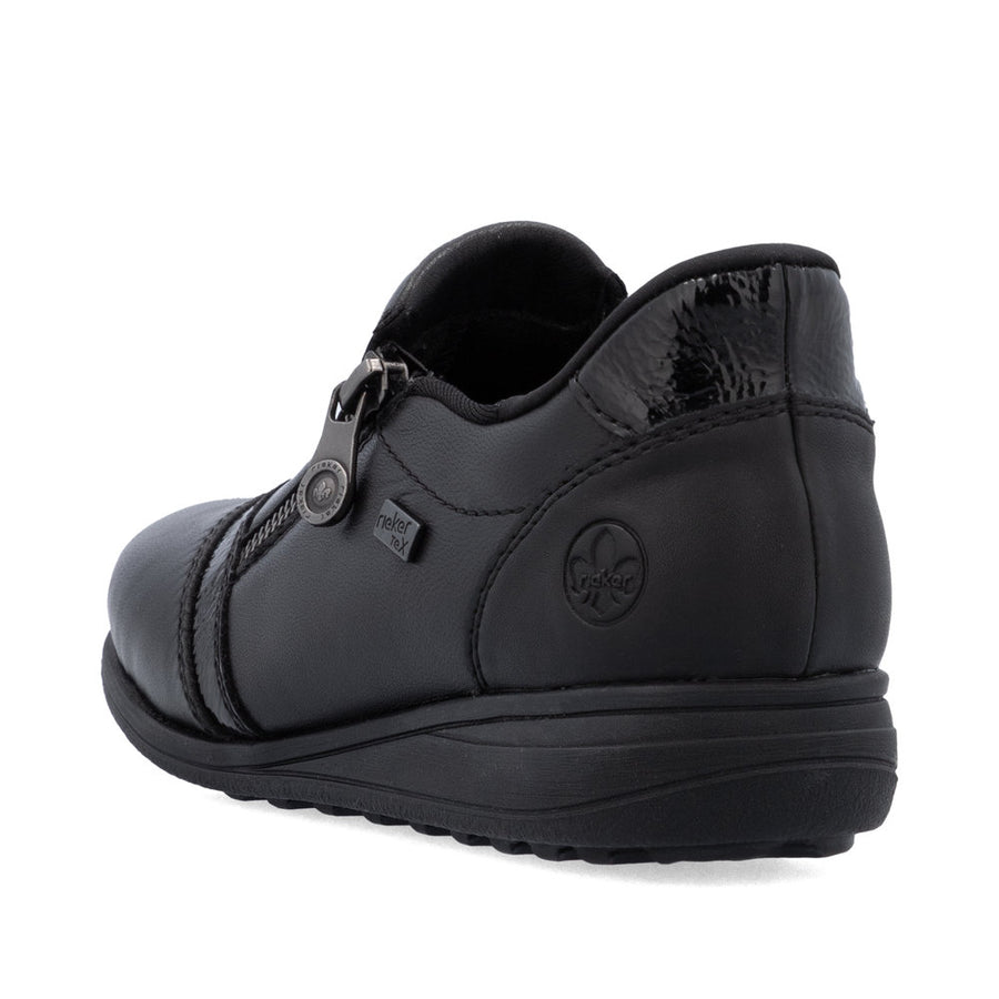 Rieker 47264-00 Shoes-Black