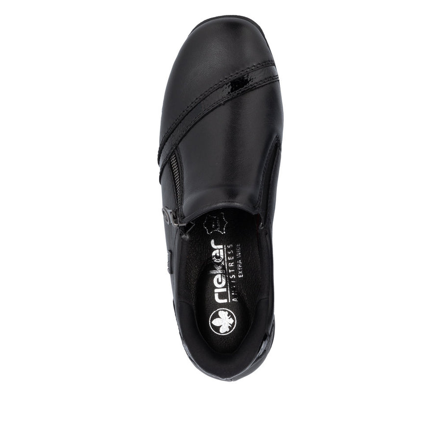 Rieker 47264-00 Shoes-Black