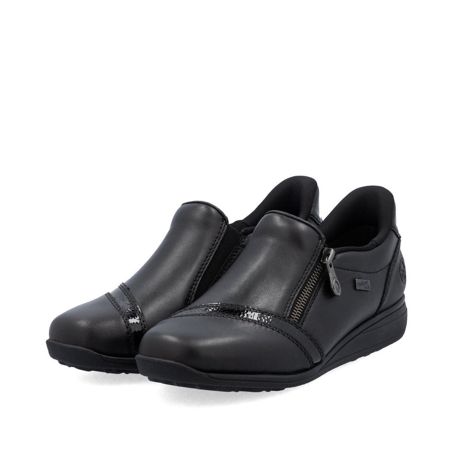 Rieker 47264-00 Shoes-Black