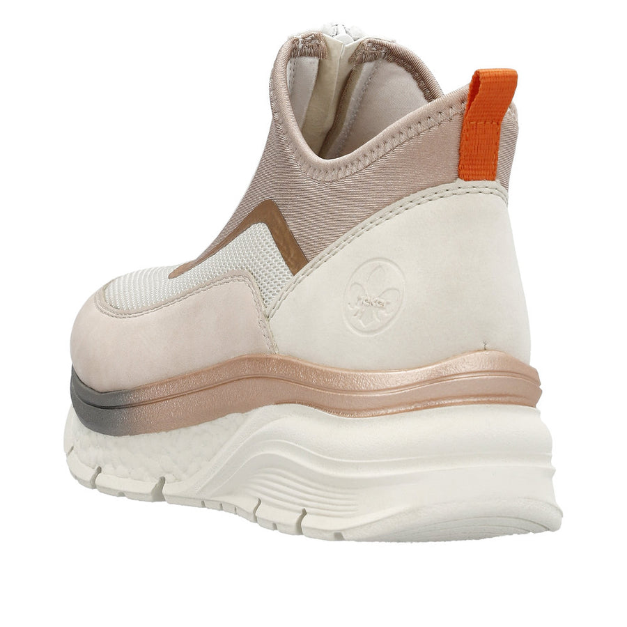 Rieker 48053 Trainers-Rose Combo