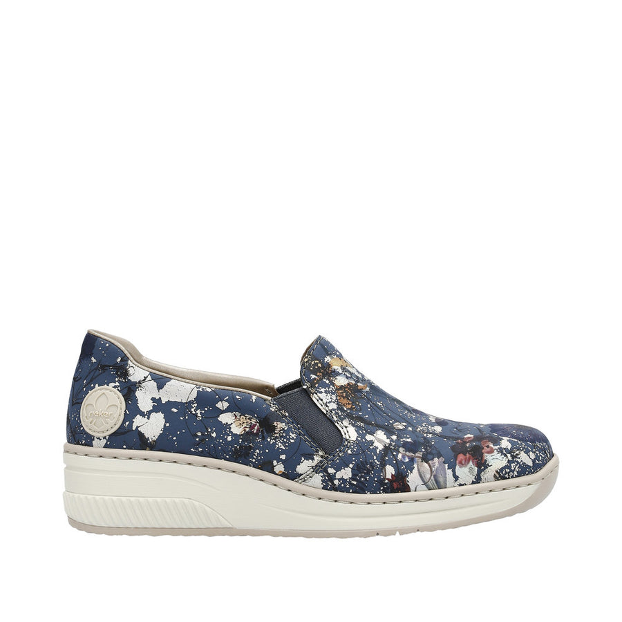 Rieker 48752 Shoes-Blue Multi