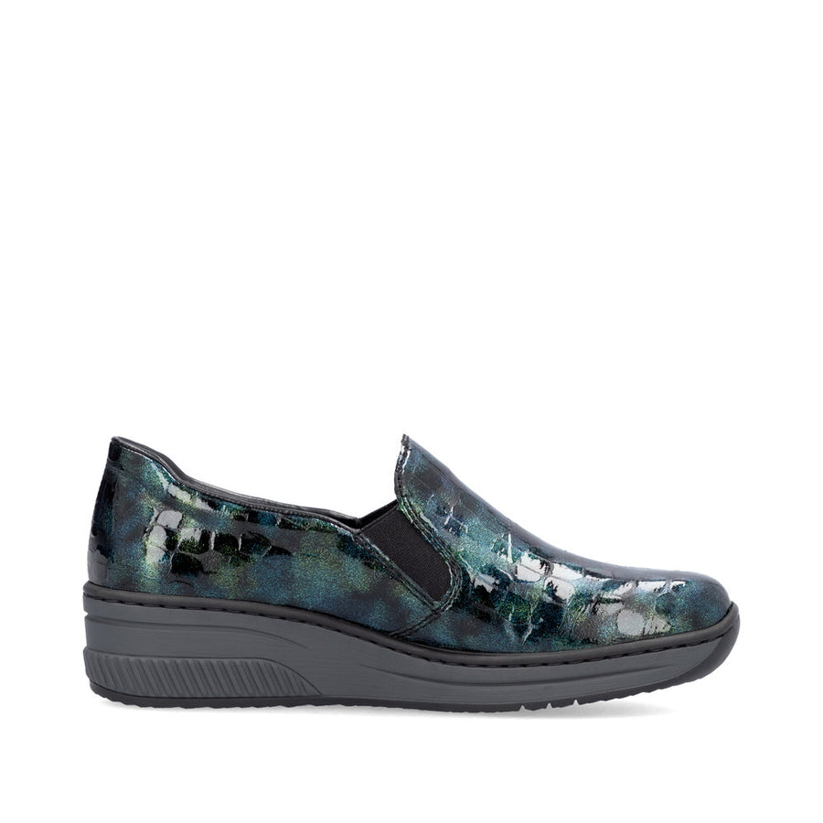 Rieker 48752 Shoes-Green Multi